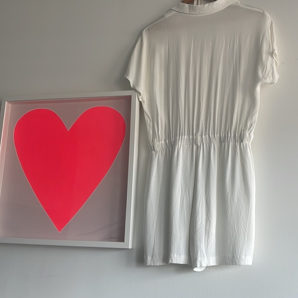 Aritzia/Wilfred White Romper (Size Medium) - Picture 2 of 8